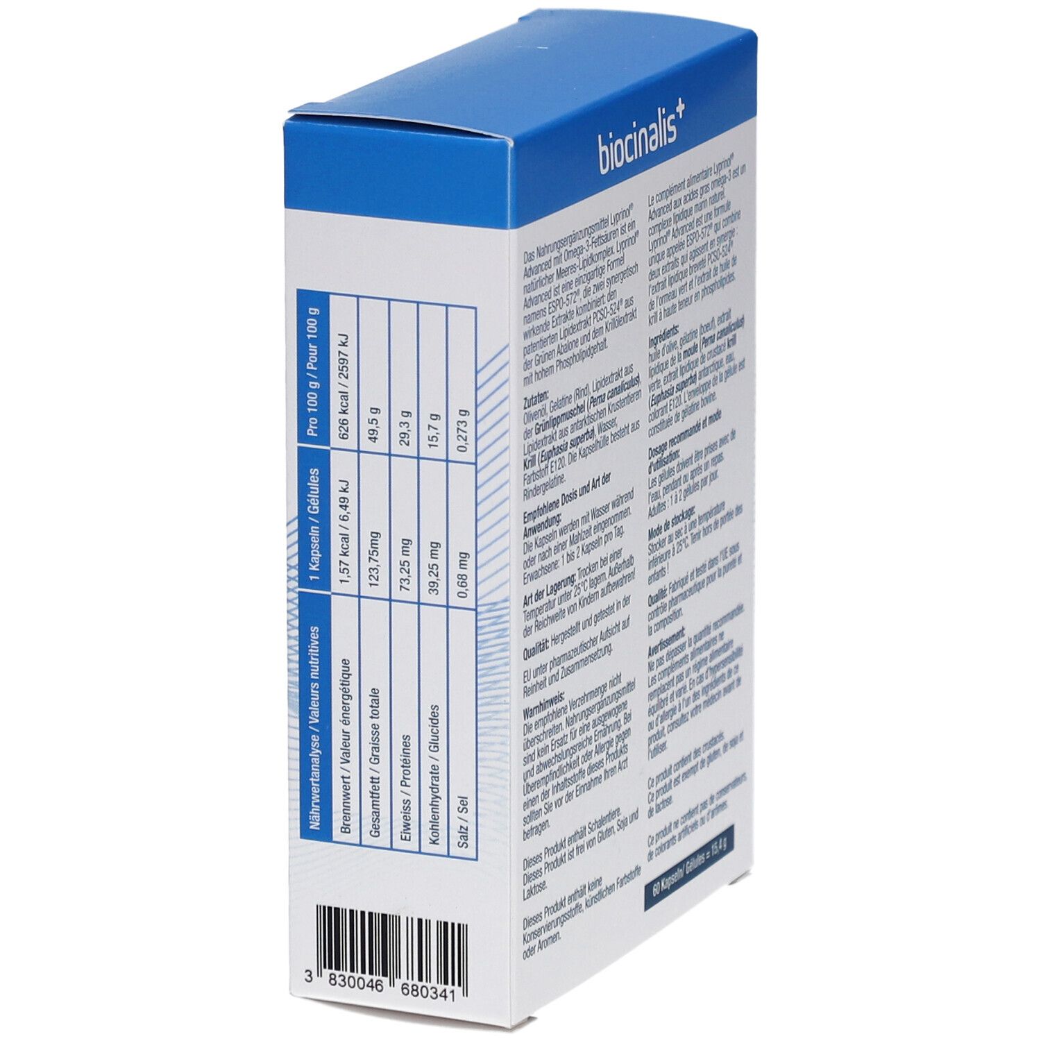 biocinalis Lyprinol® Advanced