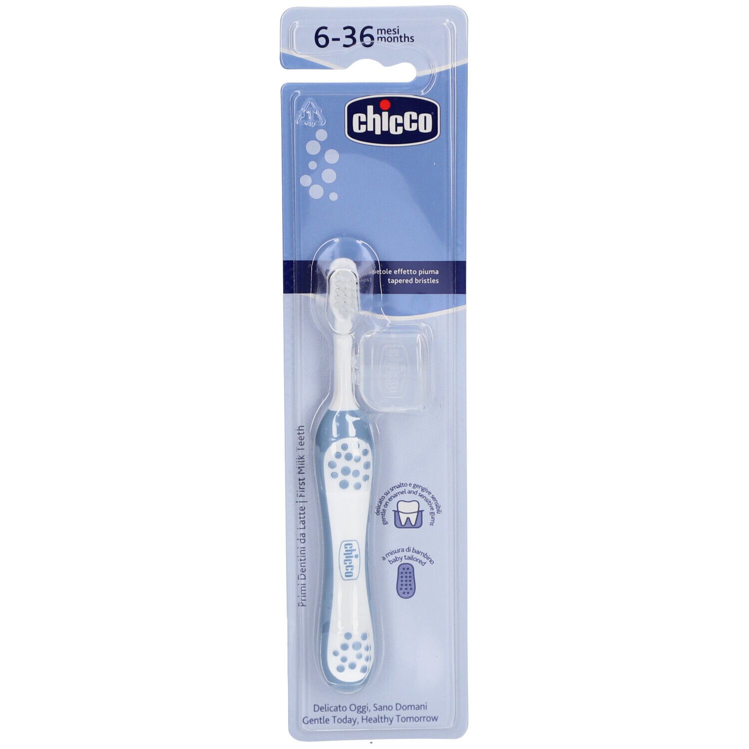 CHICCO Erste Zahnbürste 6-36m Indigo