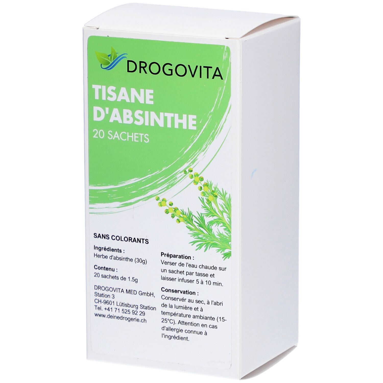 DROGOVITA Absinth-Kräutertee