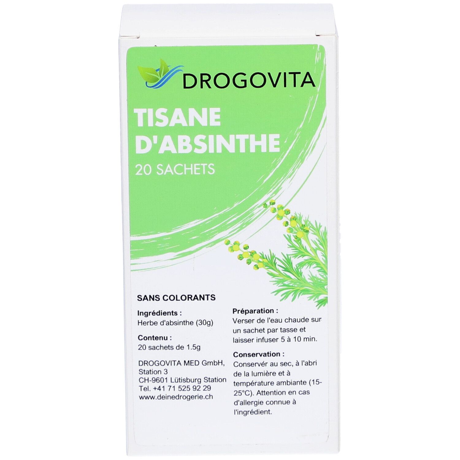 DROGOVITA Absinth-Kräutertee