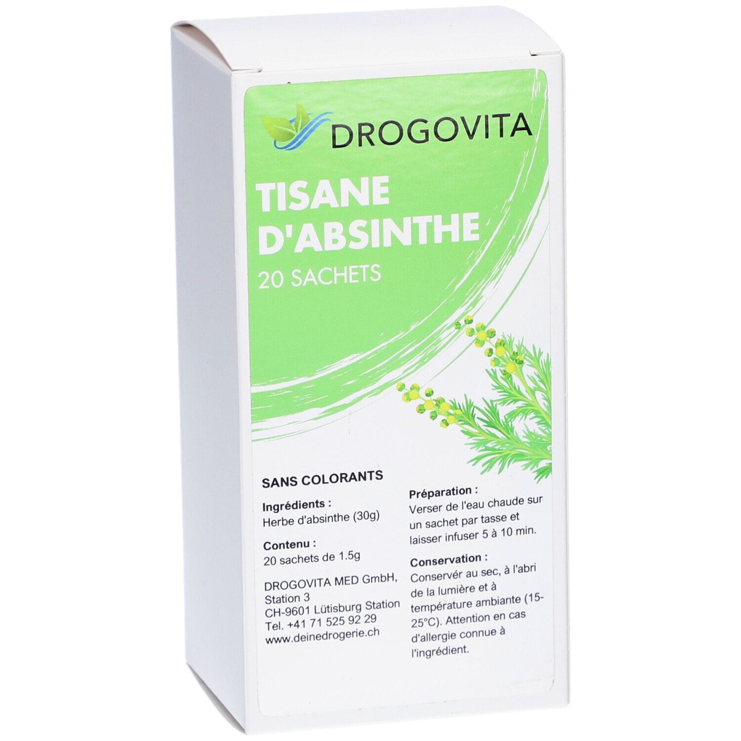DROGOVITA Absinth-Kräutertee