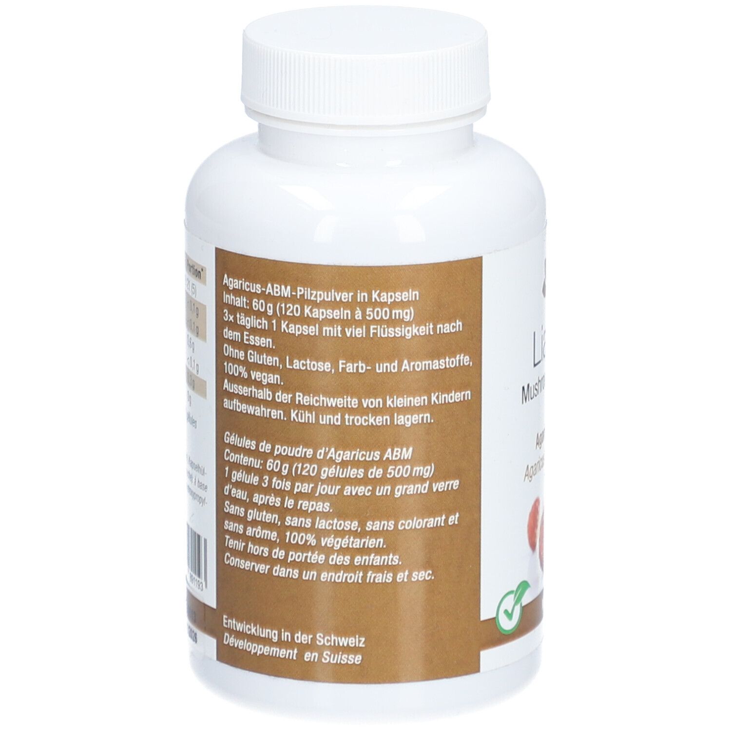 LIANGU Pilzpulverkapseln Agaricus ABM