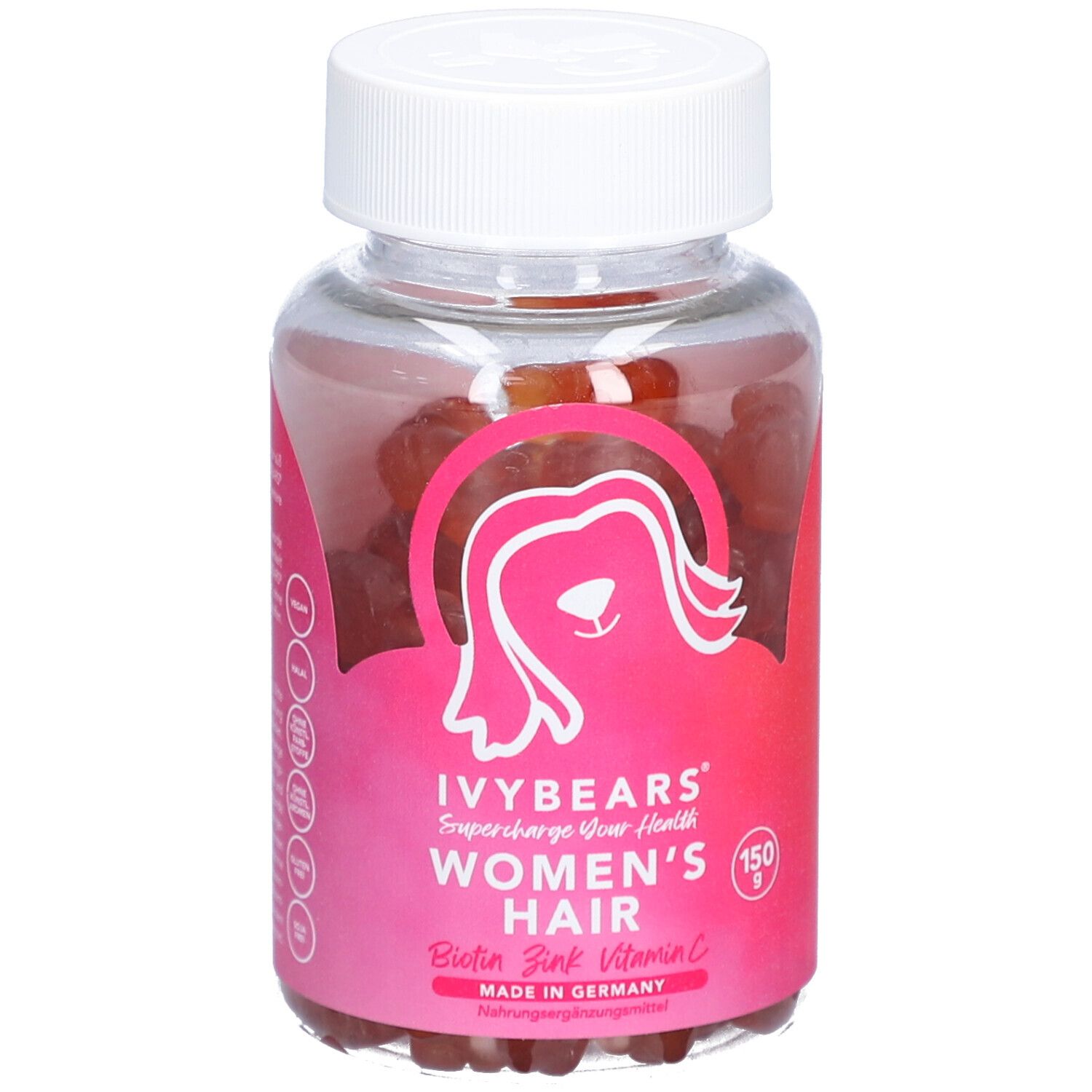 IVYBEARS Women's Hair - Biotin, Zink, Vitamin C & D2