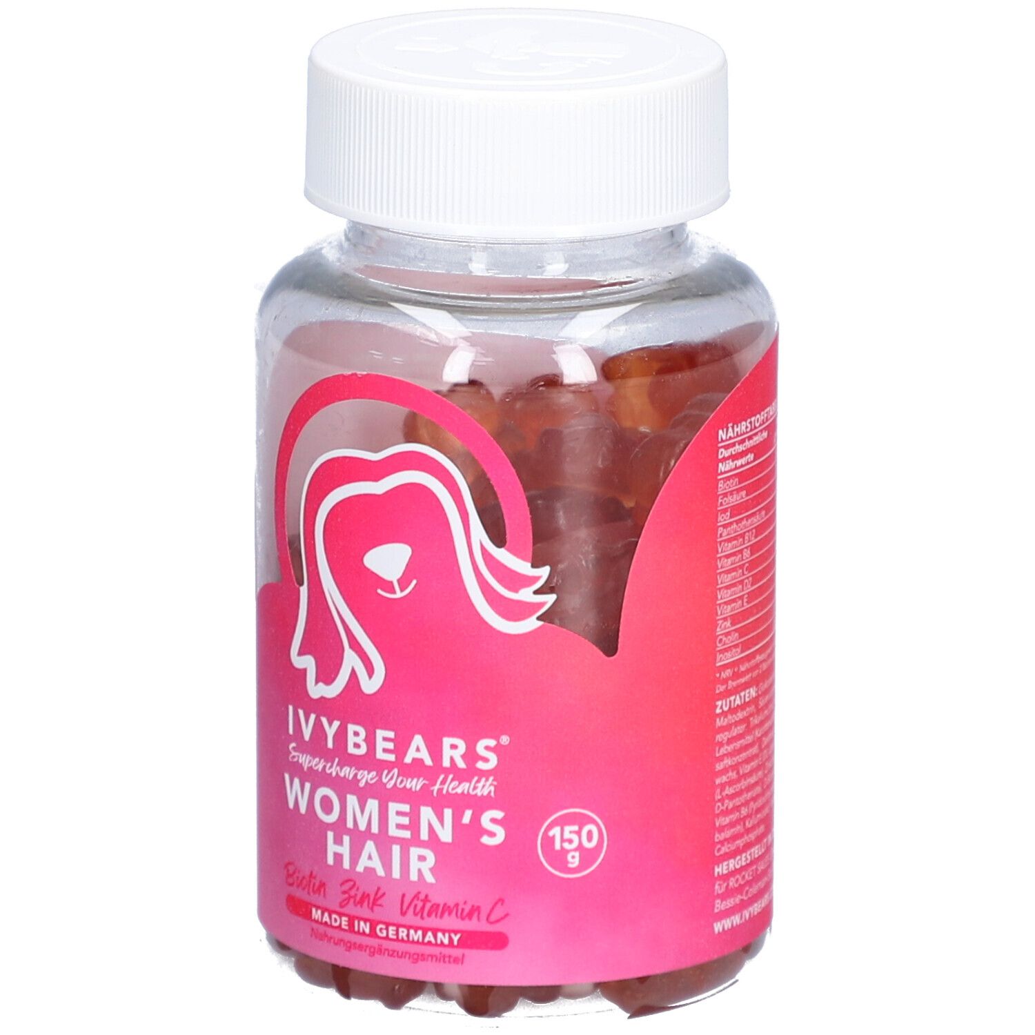 IVYBEARS Women's Hair - Biotin, Zink, Vitamin C & D2
