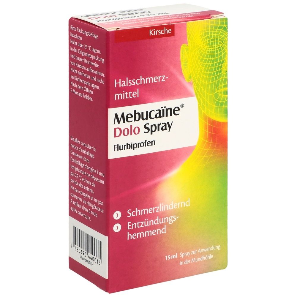 MEBUCAÏNE Dolo Spray 8.75 mg Fl 15 ml