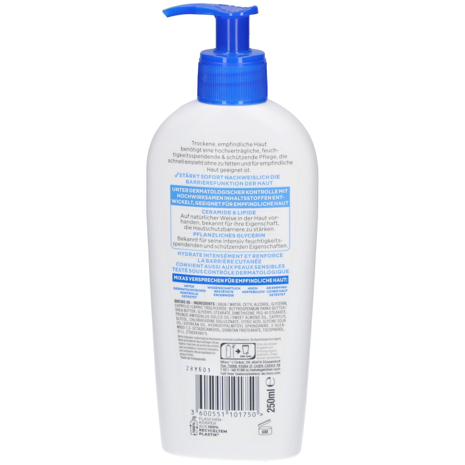 Mixa Schützende Körpermilch Ceramide Protect Trockene Haut