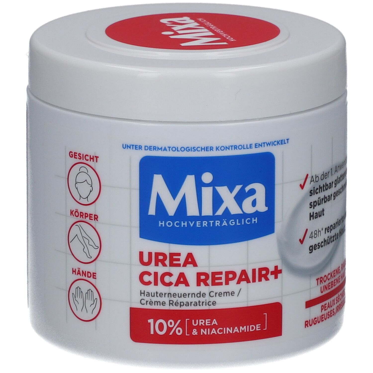 Mixa mit Urea Cica Repair Pflegeset