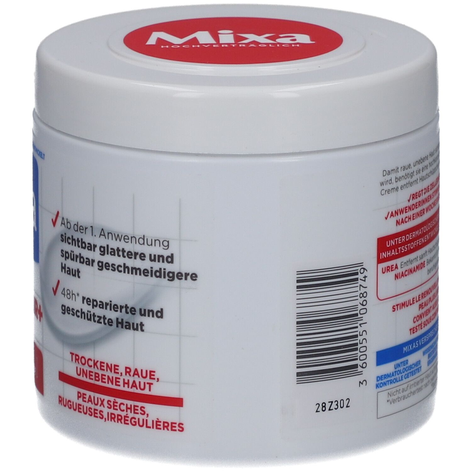 Mixa mit Urea Cica Repair Pflegeset
