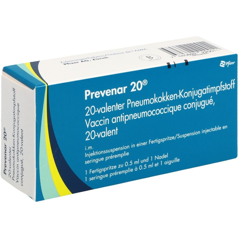PREVENAR 20 Inj Susp Fertspr 0.5 ml