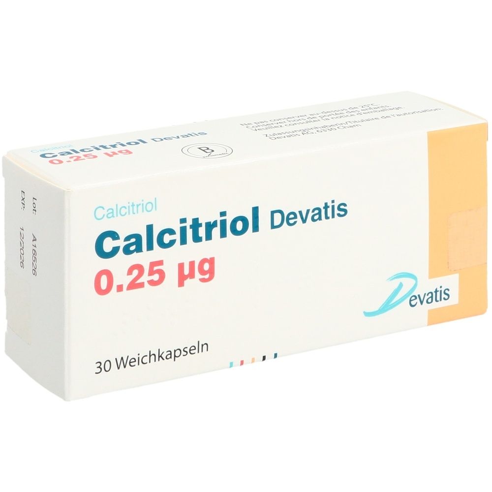 CALCITRIOL Devatis Weichkaps 0.25 mcg 30 Stk