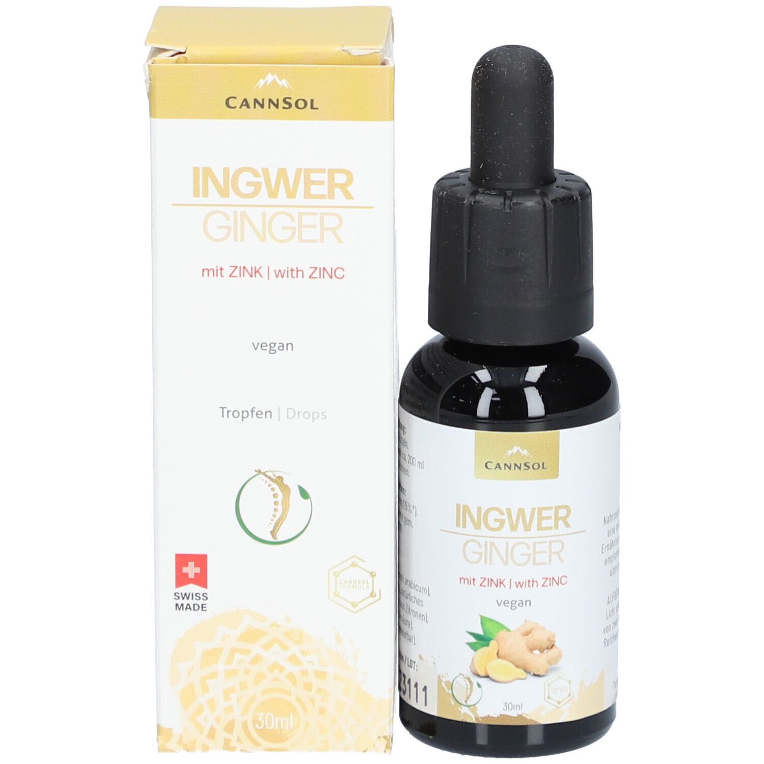 CANNSOL Ingwer-Zink-Tropfen