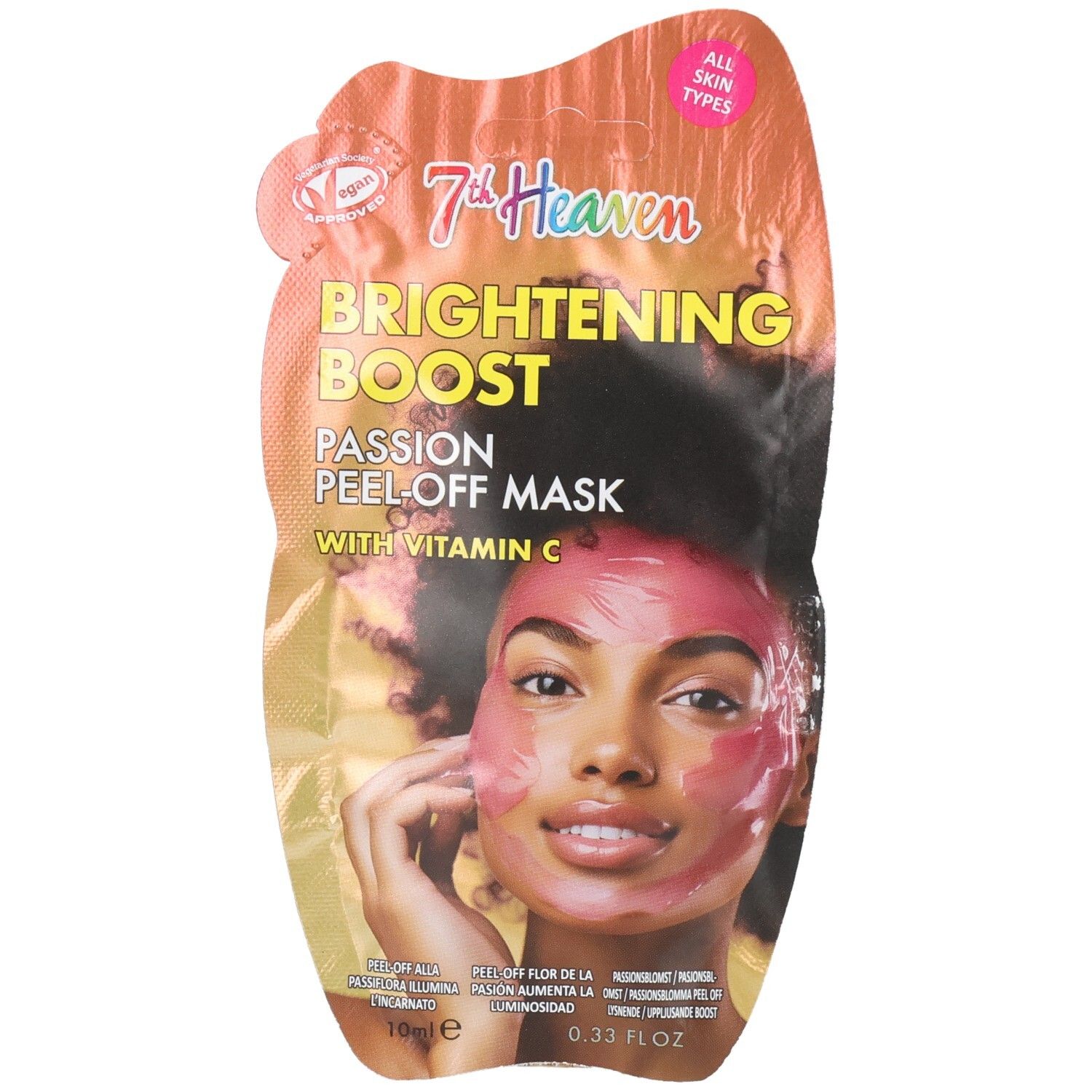 7th Heaven Peel-Off Maske mit Passionsfrucht und Vitamin C für alle Hauttypen.