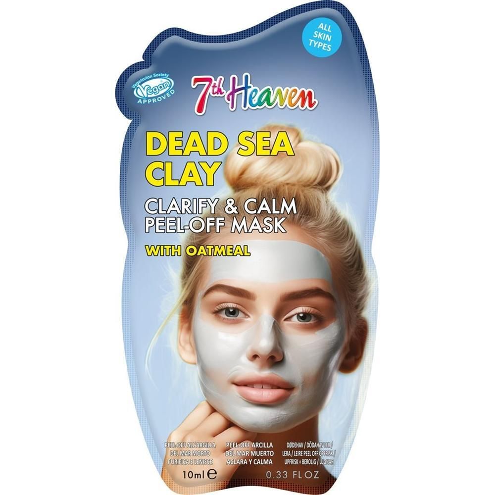 7th Heaven Dead Sea Clay Gesichtsmaske, Peel-Off, mit Haferflocken. Für alle Hauttypen.