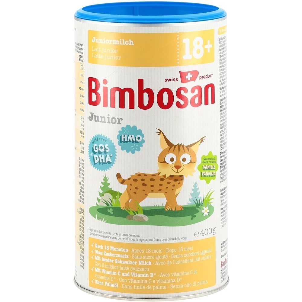 Bimbosan Junior - Milchpulver mit Vanille nach 18 Monaten