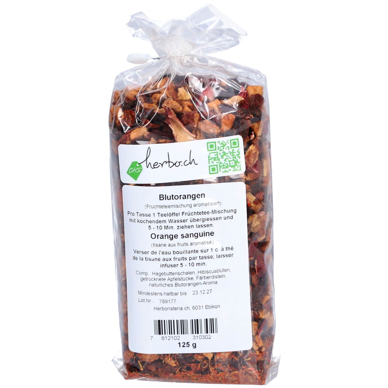 Herboristeria Infusion fruitée - Oranges sanguines