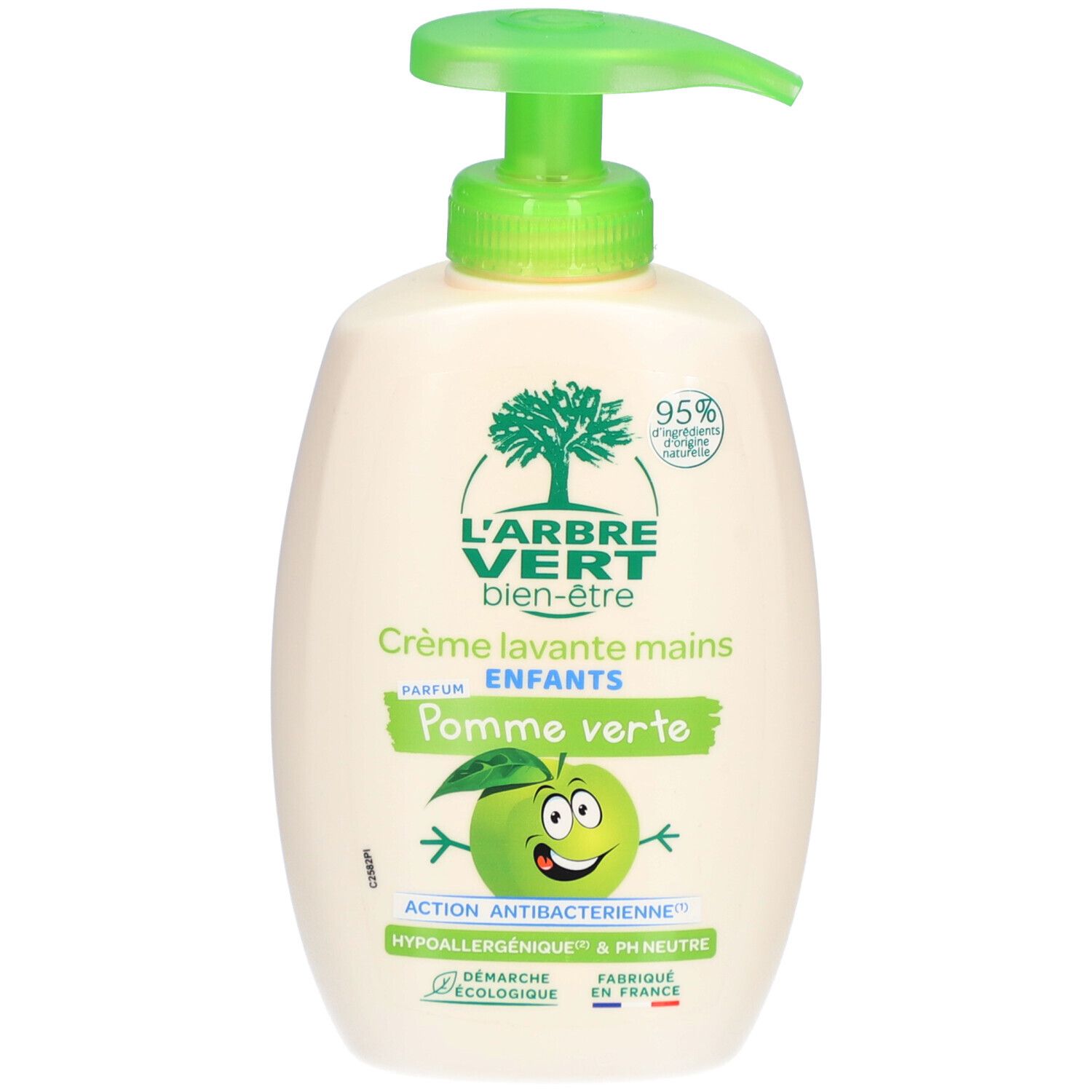 L'ARBRE VERT Ökologische Handseife für Kinder Grüner Apfel
