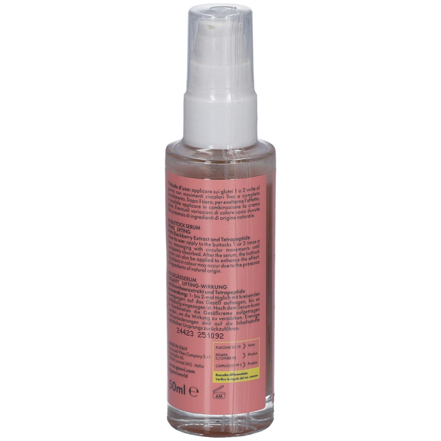 Goovi Lift Your Booty Straffendes & Lifting Serum für den Gesäßbereich