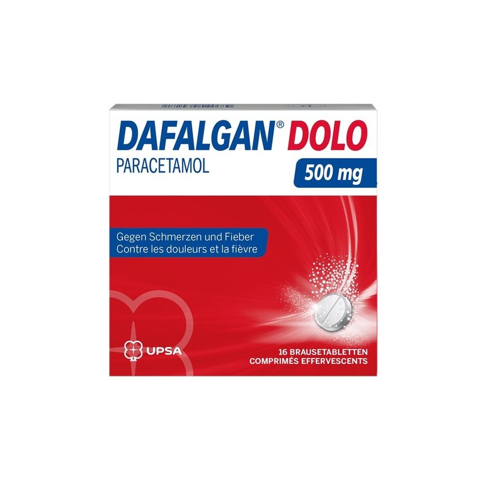 DAFALGAN Dolo Brausetabl 500 mg 16 Stk