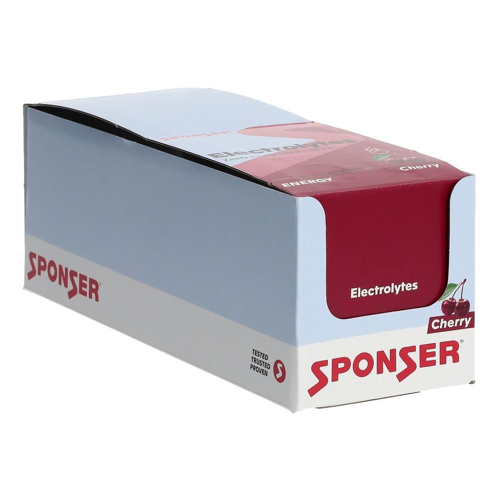 SPONSER Électrolytes comprimés effervescents Cerise : Boîte de 12 x 10 comprimés de 4.5g.