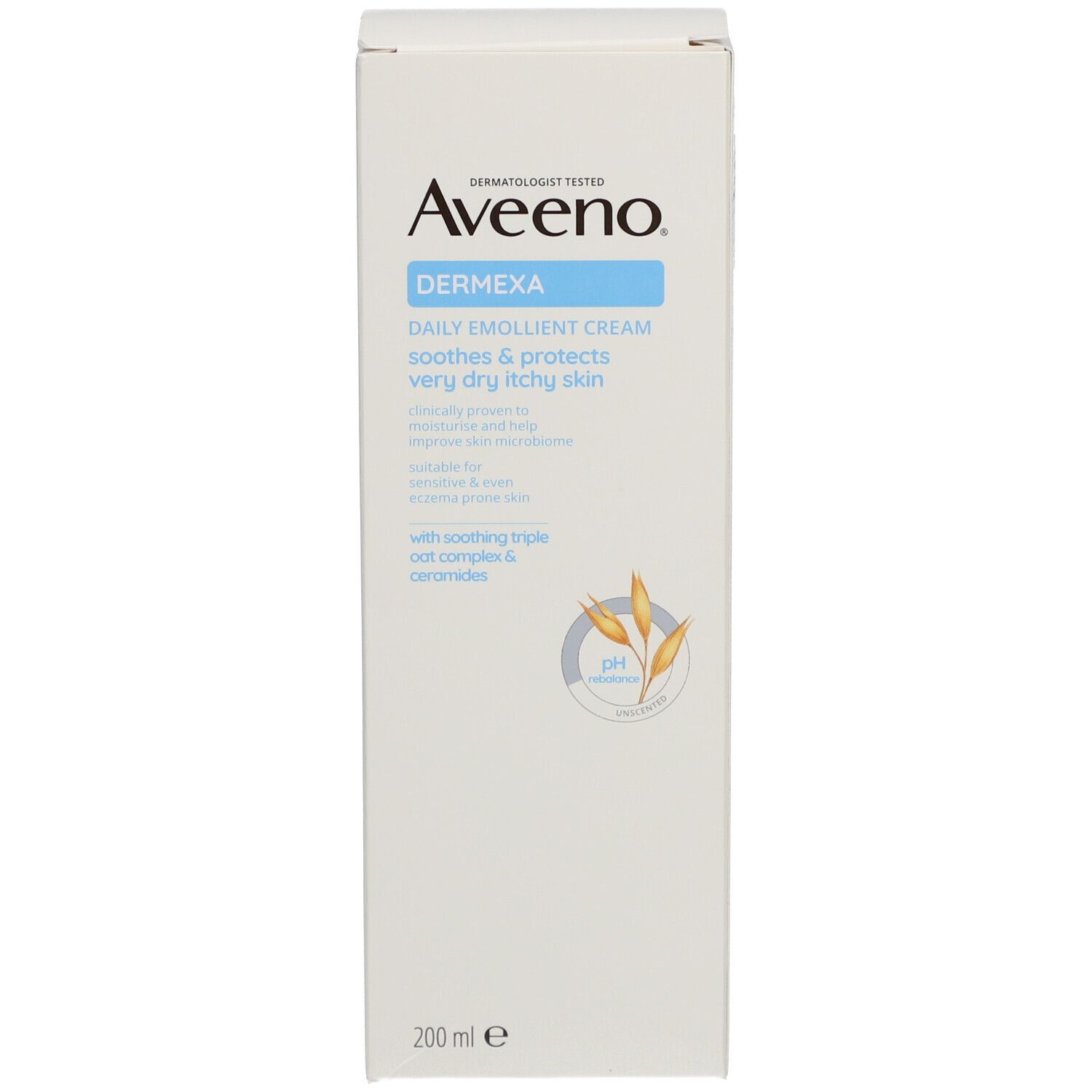 Aveeno® Dermexa Feuchtigkeitsspendende Emollientien Creme für trockene Haut