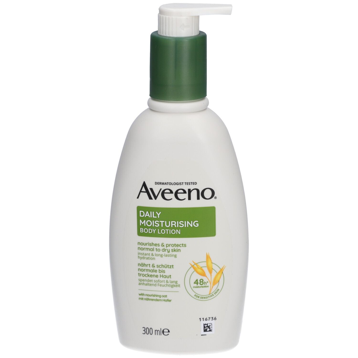 Aveeno® Daily Moisturising Bodylotion mit Hafer für empfindliche Haut