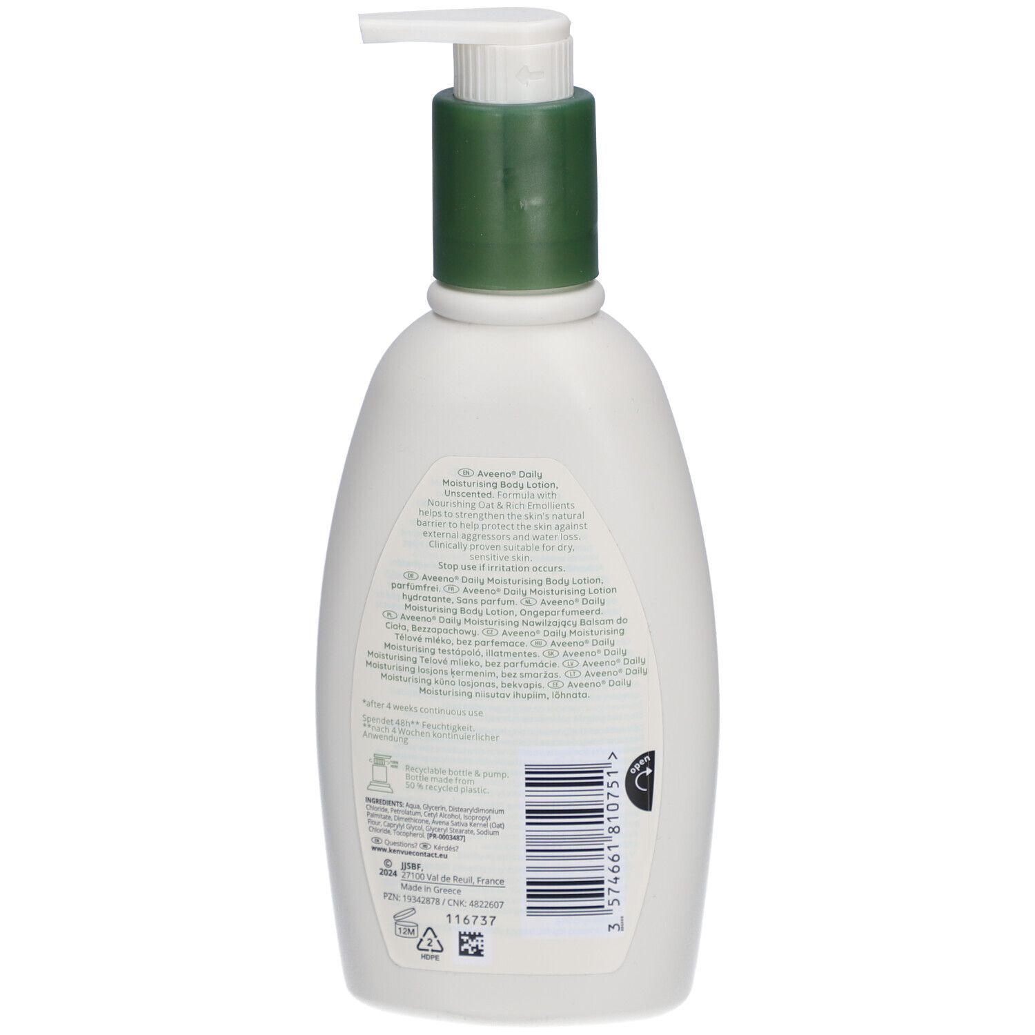 Aveeno® Daily Moisturising Bodylotion mit Hafer für empfindliche Haut