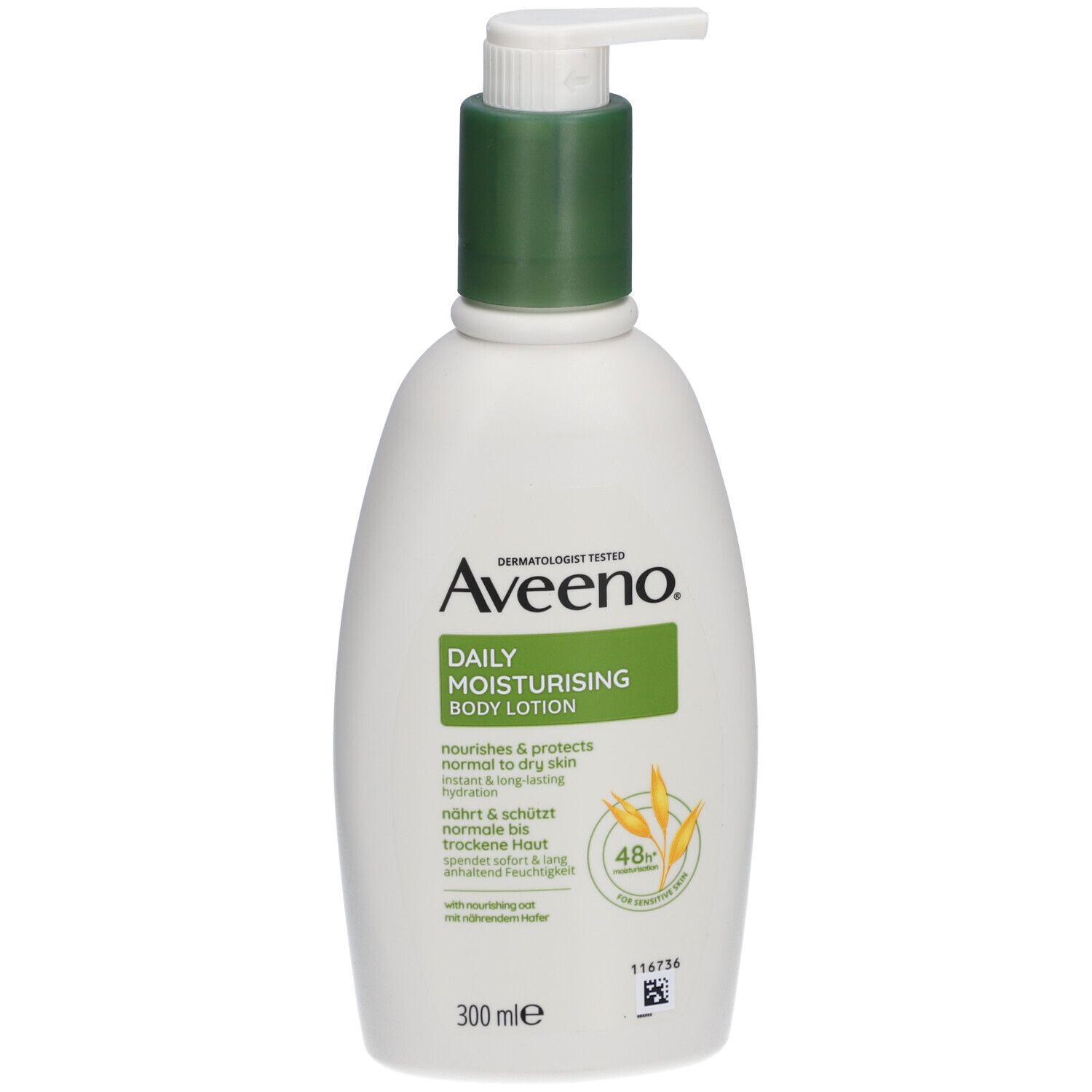 Aveeno® Daily Moisturising Bodylotion mit Hafer für empfindliche Haut