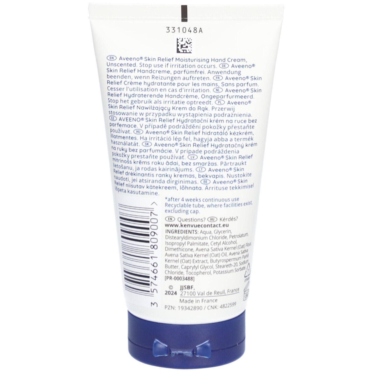Aveeno® Skin Relief Handcreme mit 3-fachem Haferkomplex für trockene Haut