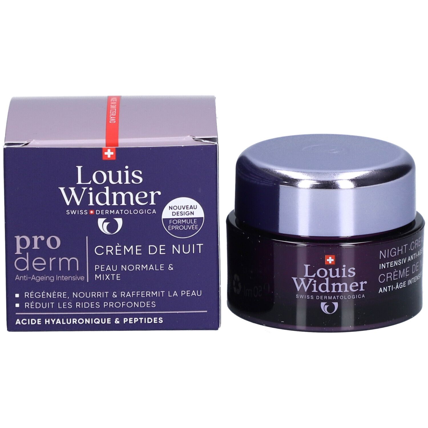 LOUIS WIDMER Proderm Nachtcreme Normale & Mischhaut