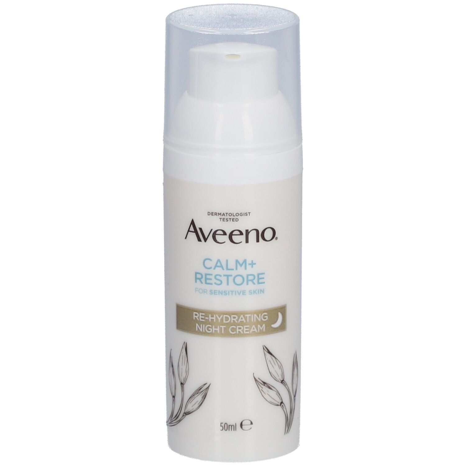 Aveeno® CALM+RESTORE Crème de nuit à l'avoine avec beurre de karité pour peaux sensibles