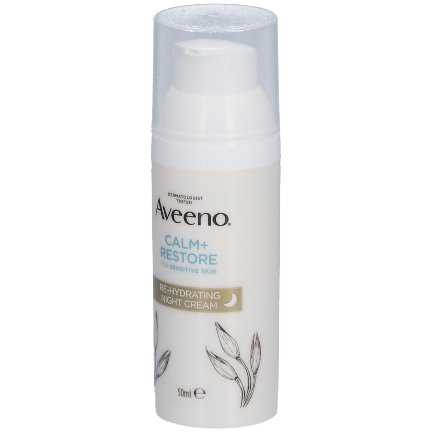 Aveeno® CALM+RESTORE Crème de nuit à l'avoine avec beurre de karité pour peaux sensibles