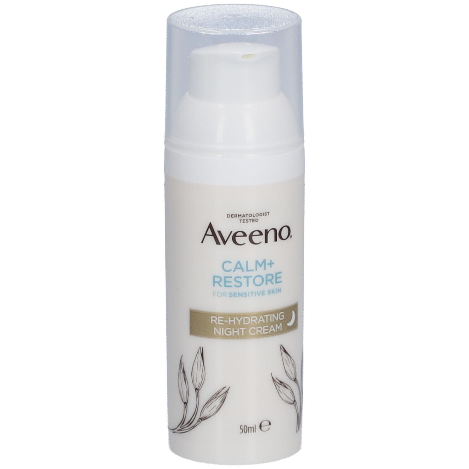 Aveeno® CALM+RESTORE Crème de nuit à l'avoine avec beurre de karité pour peaux sensibles