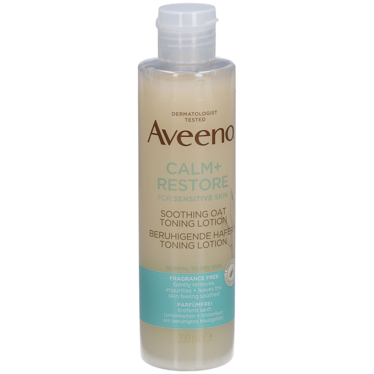 Aveeno® CALM+RESTORE Lotion tonifiante à l'avoine pour peaux sensibles, sans parfum