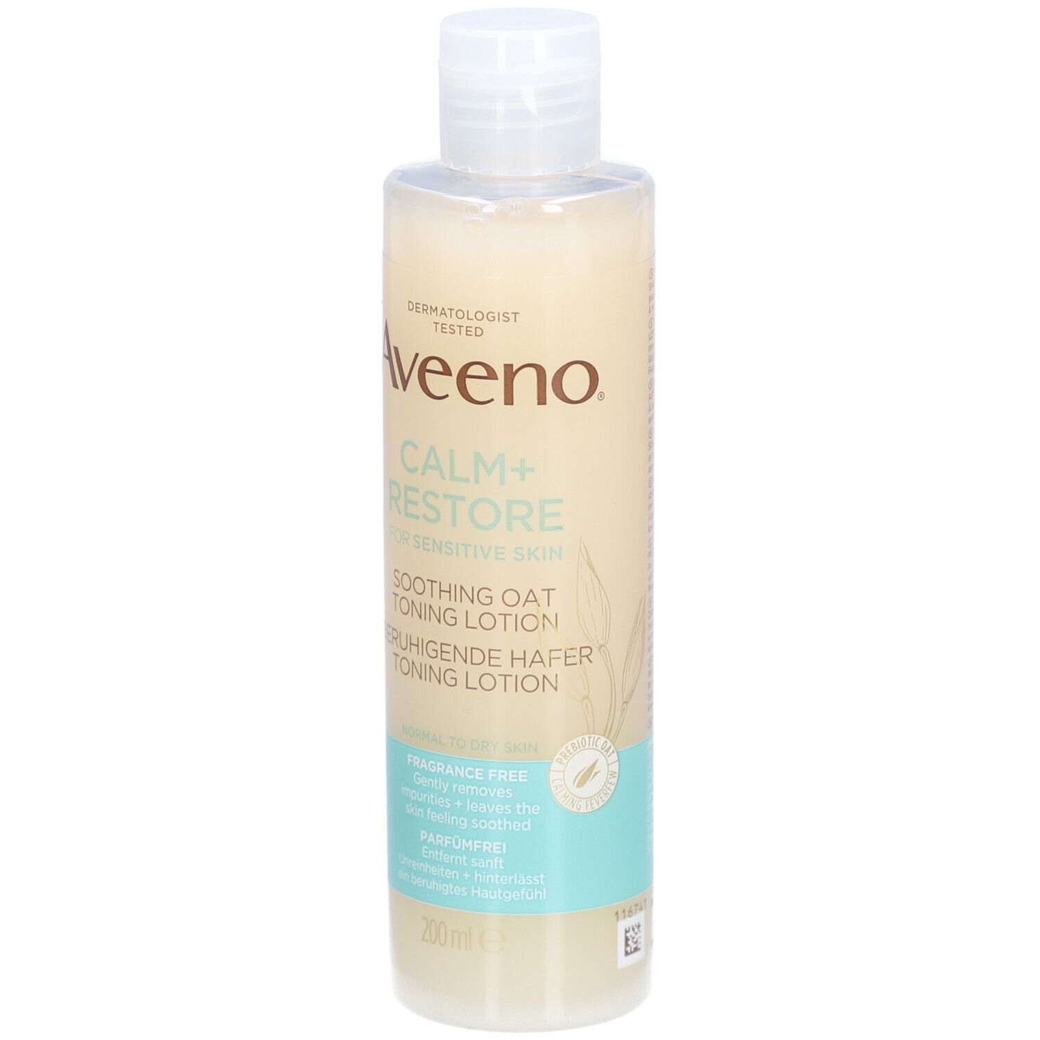 Aveeno® CALM+RESTORE Lotion tonifiante à l'avoine pour peaux sensibles, sans parfum