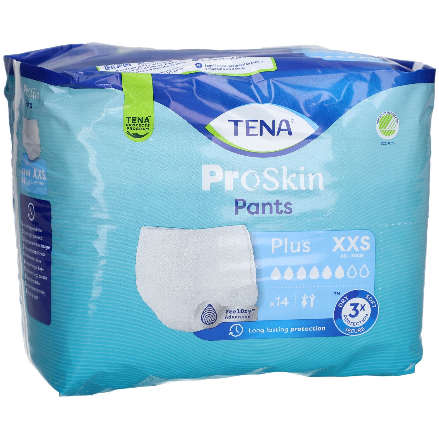 TENA ProSkin Pants ProShield Plus XXS