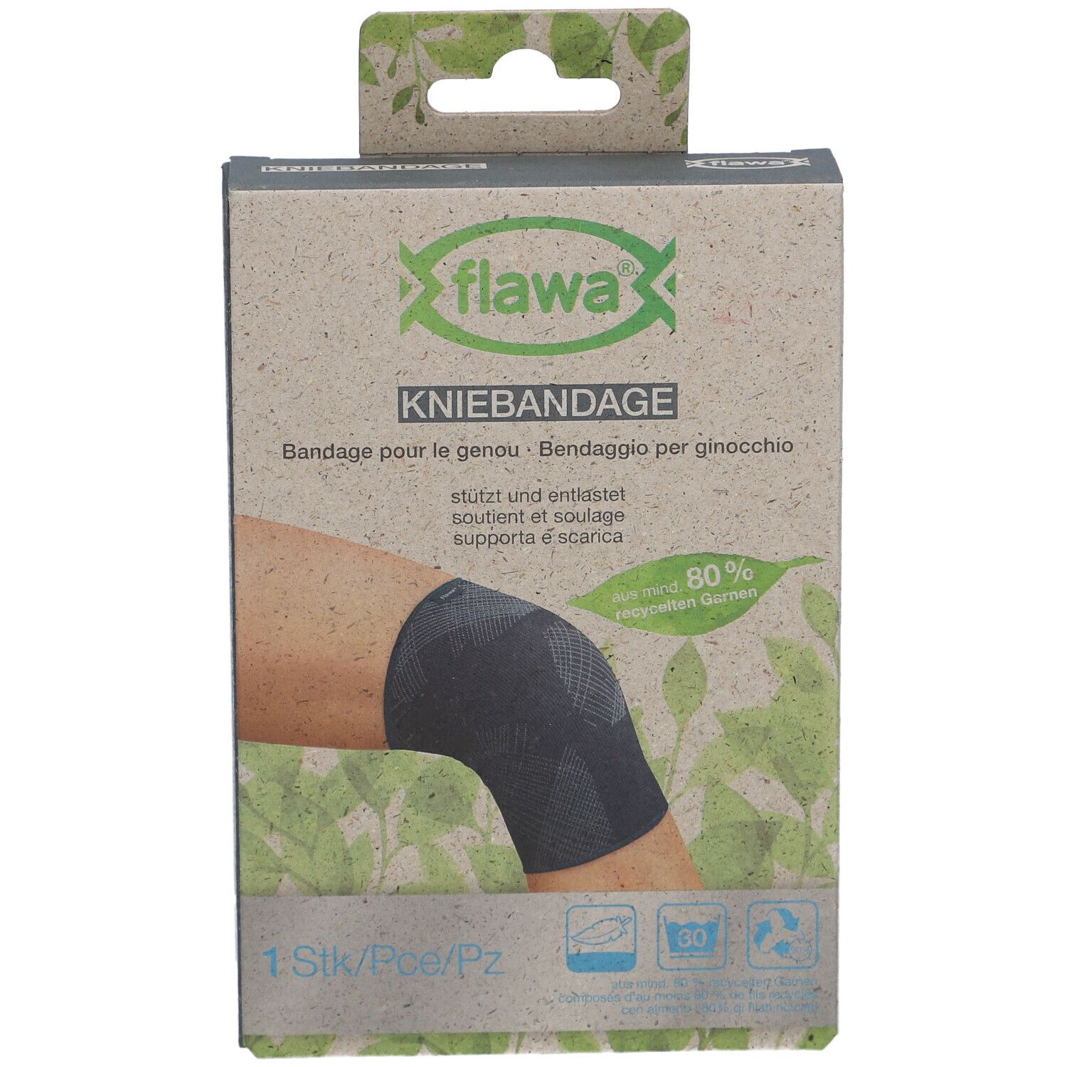 flawa® Bandage pour le genou taille M