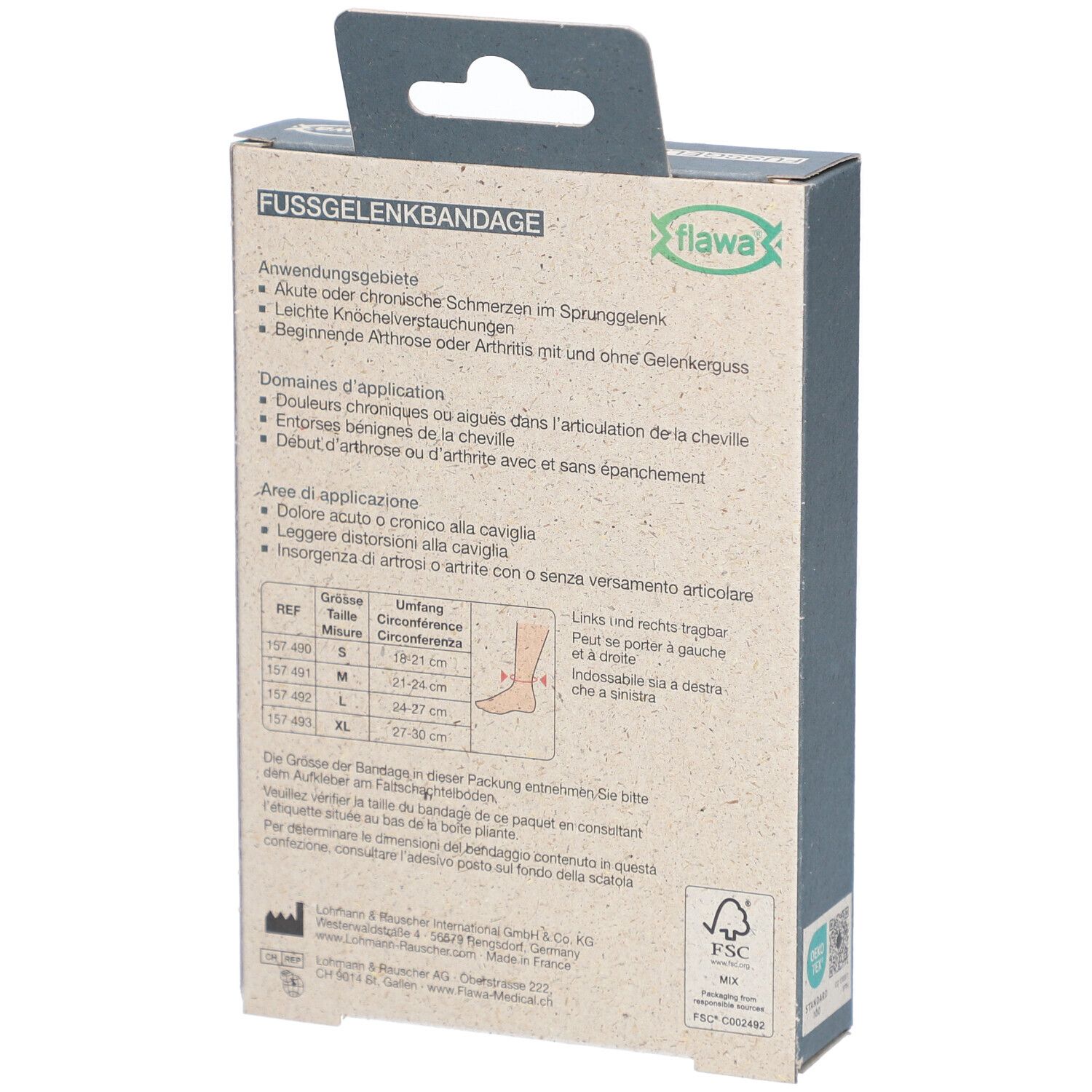 flawa® Knöchelbandage Größe XL