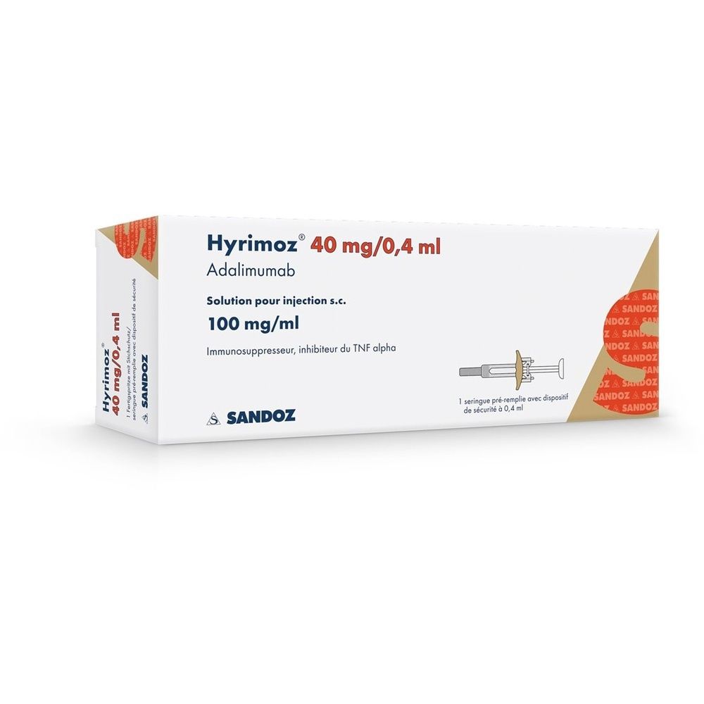 HYRIMOZ Inj Lös 40 mg/0.4ml Fertspr 0.4 ml
