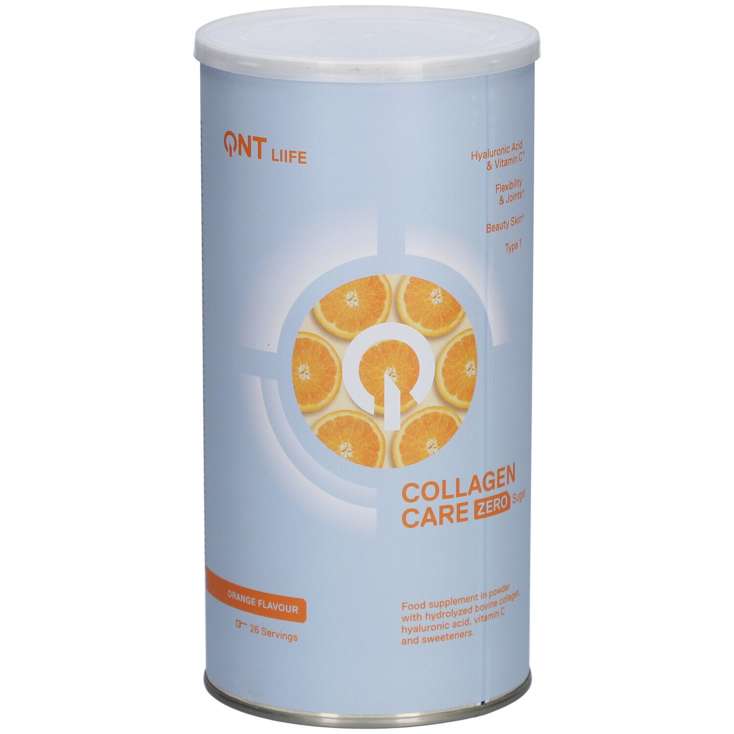 QNT Kollagenpflege Zero Sugar Orange