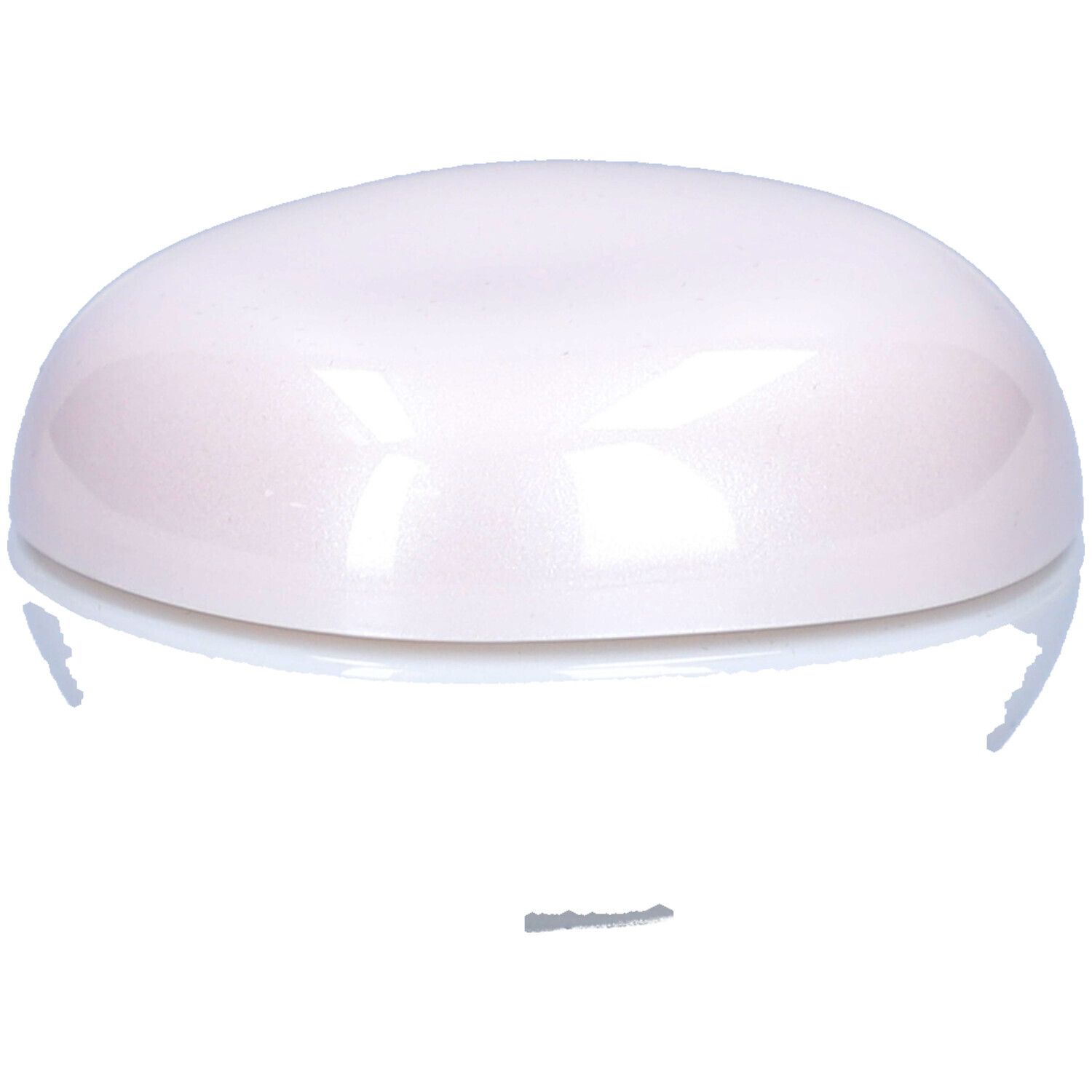 Pot blanc avec couvercle.