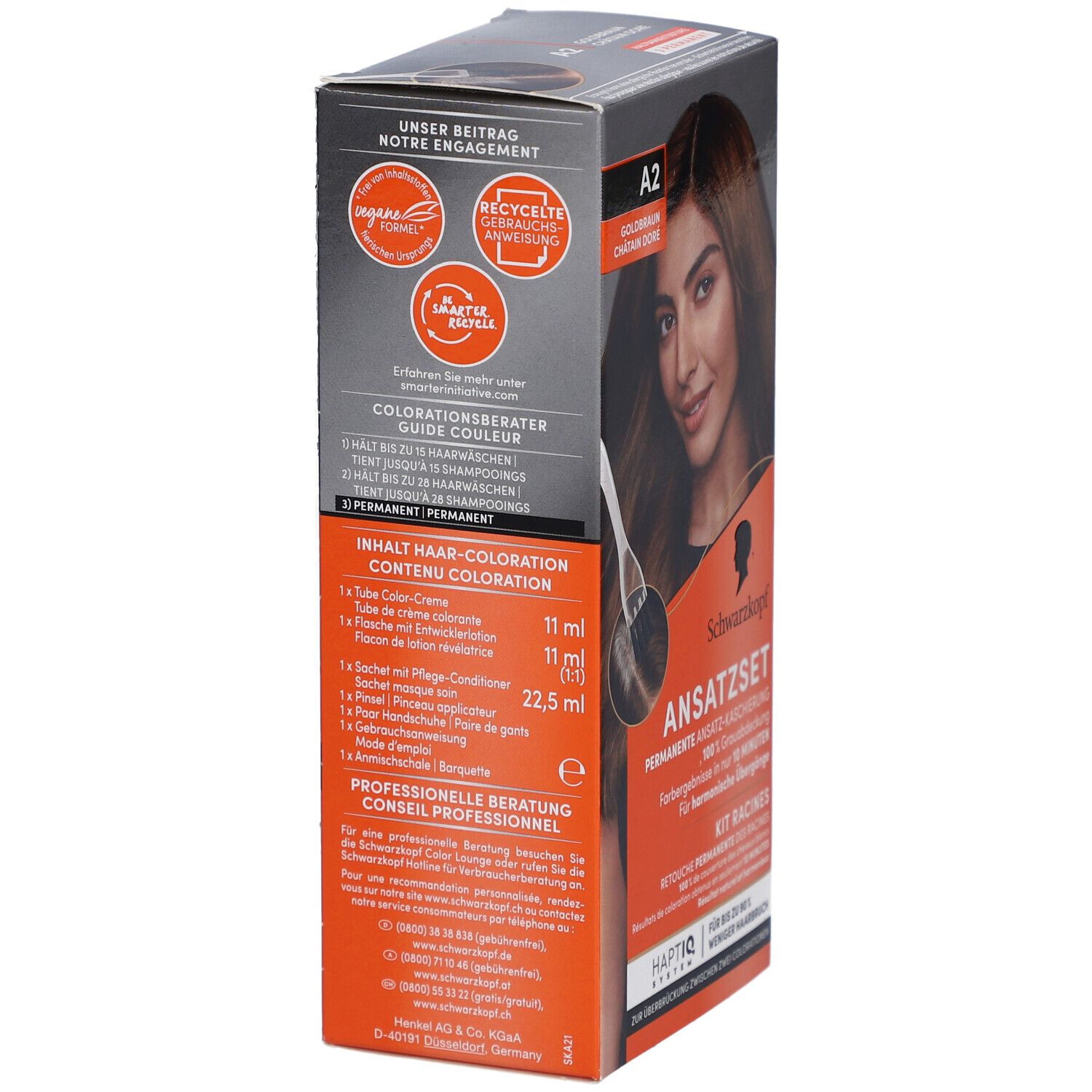 Schwarzkopf® Ansatzset A2 Goldbraun