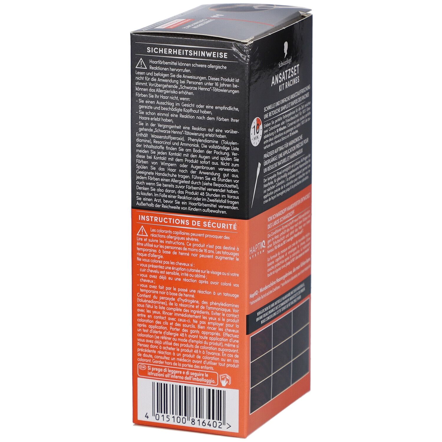 SCHWARZKOPF Kit Racines A4 Châtain foncé