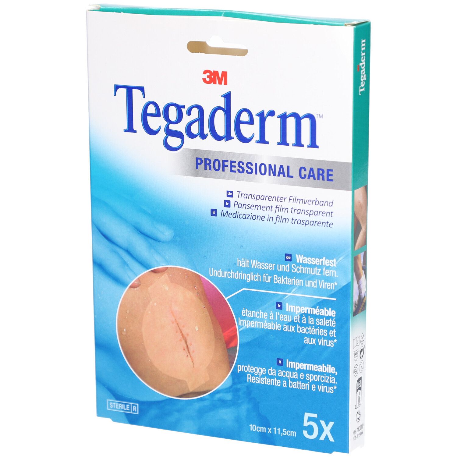 3M TEGADERM Pansement film transparent 10 x 11,5 cm