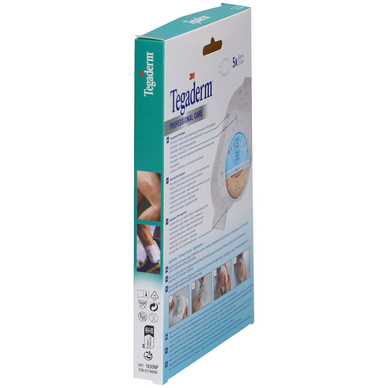 3M TEGADERM Pansement film transparent 10 x 11,5 cm