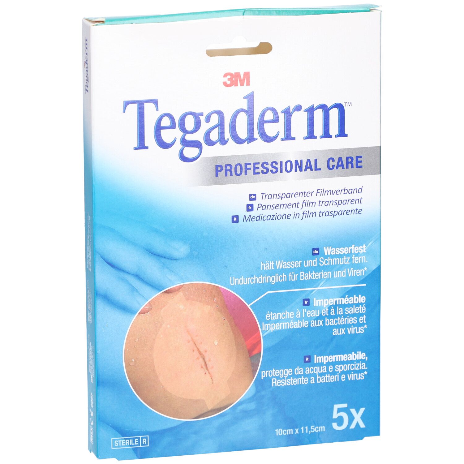 3M TEGADERM Pansement film transparent 10 x 11,5 cm