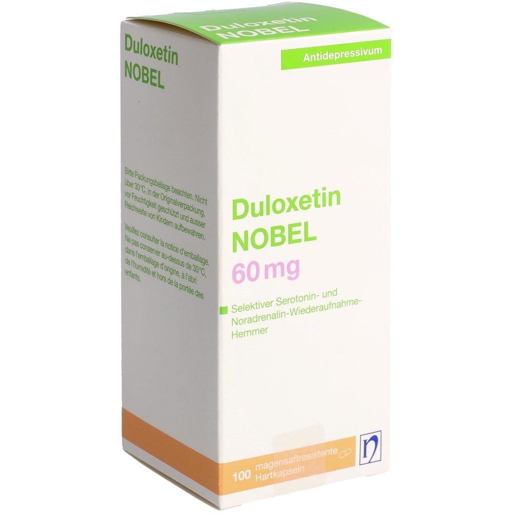 DULOXETIN NOBEL Kaps 60 mg Ds 100 Stk