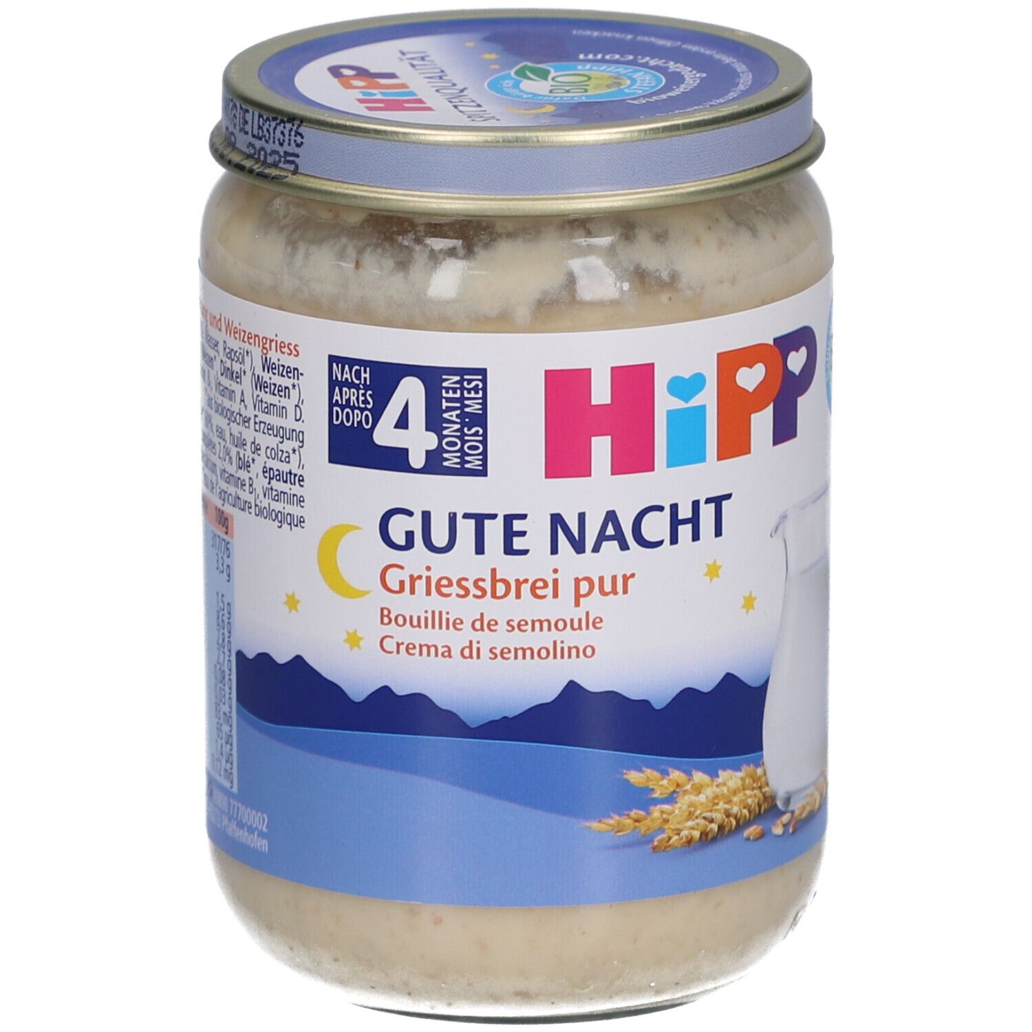 HIPP Bonne Nuit Porridge Pur - Après 5 mois