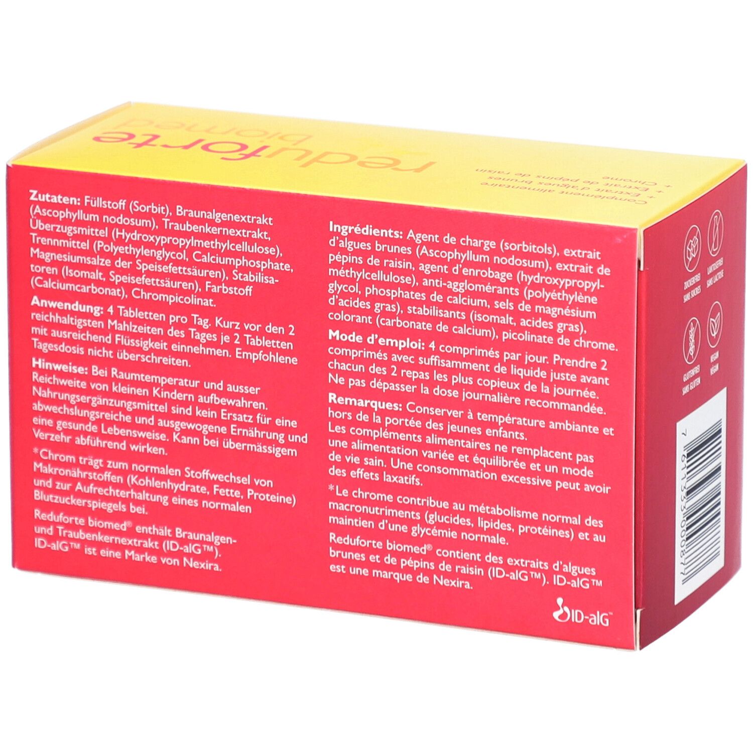 Reduforte Biomed NEM – 120 Tabletten zur Stoffwechsel- und Blutzuckerregulierung