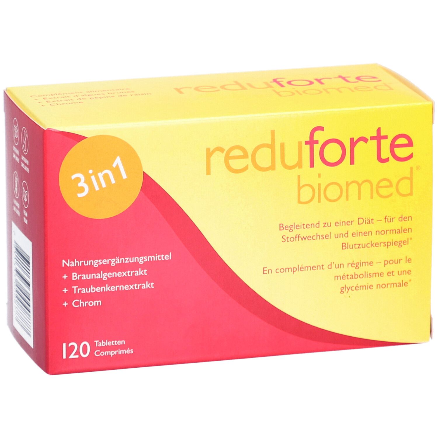Reduforte Biomed NEM – 120 Tabletten zur Stoffwechsel- und Blutzuckerregulierung