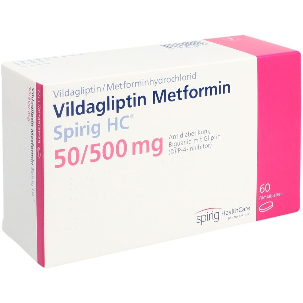 VILDAGLIPTIN Metformin Spirig HC 50/500mg SDO